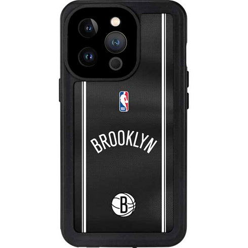 NBA Brooklyn Nets Jersey iPhone 15 Pro Waterproof Case